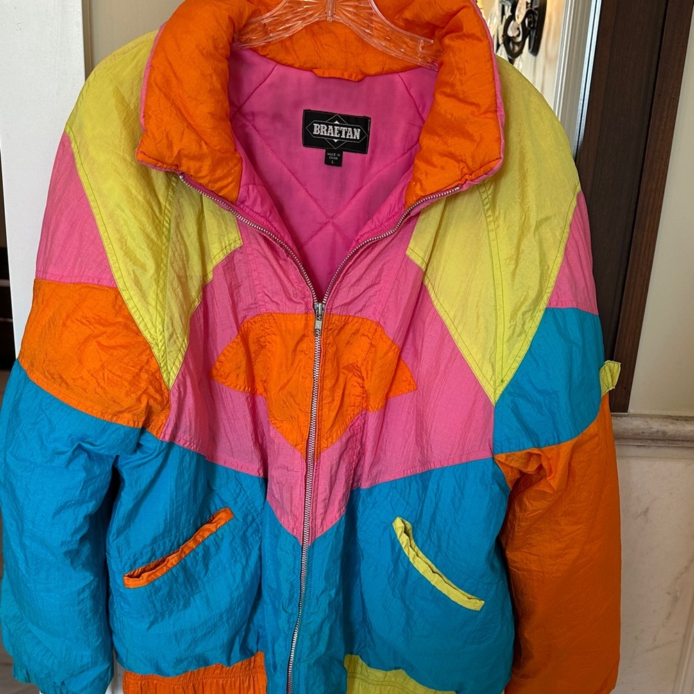 Braetan Multicolor Puffer Jacket - image 1